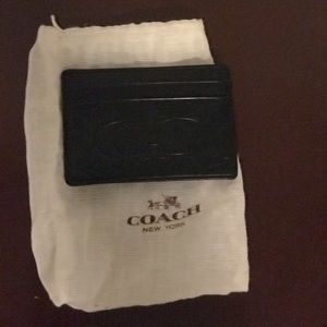 Coach Card Holder with Money Clíp